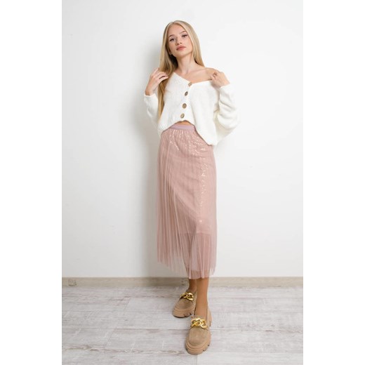 Spódnica Olika z tiulu elegancka różowa