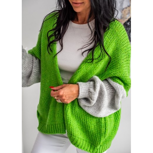Sweter damski zielony Fason 