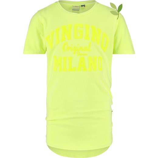 T-shirt chłopięce Vingino żółty bawełniany 
