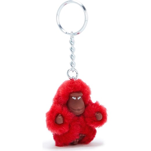 Brelok "Monkeyclip" w kolorze czerwonym na klucze - 4 x 4,8 x 2,5 cm Kipling onesize okazyjna cena Limango Polska