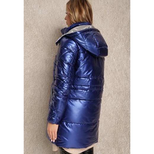 Niebieska Kurtka Iomania ze sklepu Renee odzież w kategorii Kurtki damskie - zdjęcie 120799555