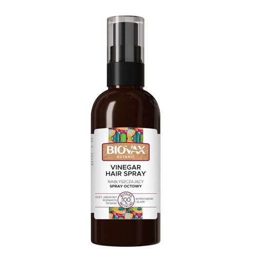 Biovax - Spray nabłyszczający do włosów z octem jabłkowym 200ml Biovax 200 ml wyprzedaż SuperPharm.pl