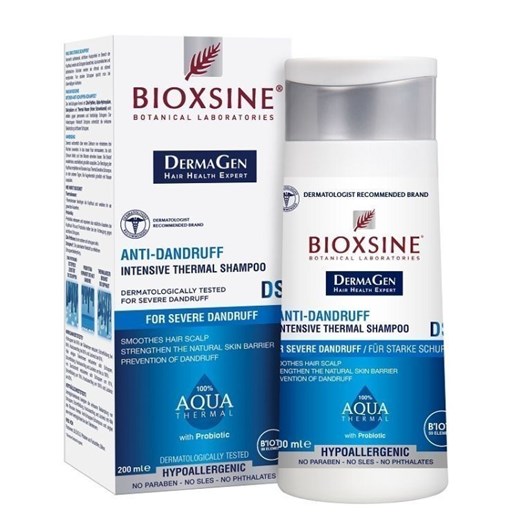 Bioxsine Dermagen Aqua Thermal - Szampon przeciwłupieżowy dla skóry łojotokowej 200ml Bioxsine 200 ml SuperPharm.pl