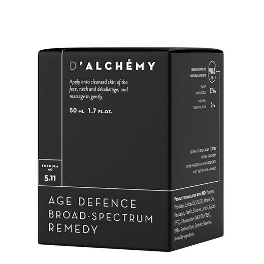 D&#039;Alchemy Age Defence Broad-Spectrum Remedy - krem na zmiany hormonalne i przebarwienia 50ml D Alchemy 50 ml okazja SuperPharm.pl