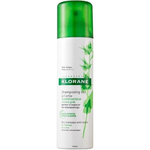 Klorane - suchy szampon na bazie wyciągu z pokrzywy 150ml Klorane 150 ml okazja SuperPharm.pl