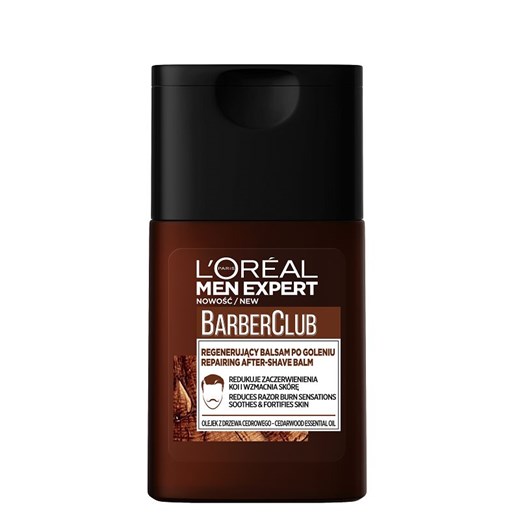 L&#039;Oreal Men Expert Barber Club - regenerujący balsam po goleniu 125ml 125 ml SuperPharm.pl wyprzedaż