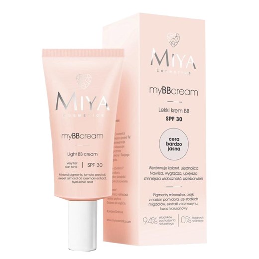 Miya MyBBcream-  Lekki krem BB SPF30 cera bardzo jasna 40ml Miya Cosmetics 40 ml okazja SuperPharm.pl