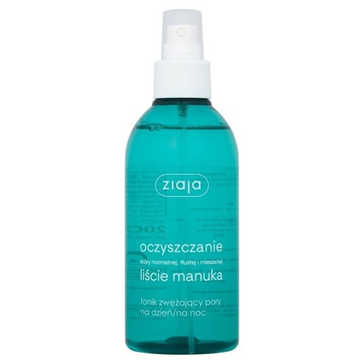 Ziaja Oczyszczanie Liście Manuka - tonik zwężający pory 200ml Ziaja 200 ml okazyjna cena SuperPharm.pl
