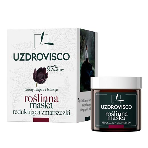 Uzdrovisco Czarny Tulipan - roślinna maska redukująca zmarszczki 50ml Uzdrovisco 50 ml promocyjna cena SuperPharm.pl