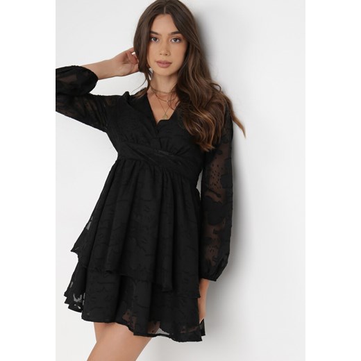 Czarna Sukienka Iolippe ze sklepu Born2be Odzież w kategorii Sukienki - zdjęcie 120810258