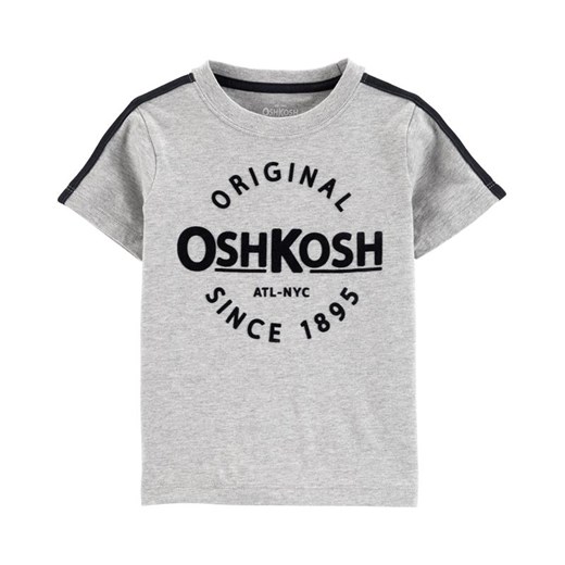 T-shirt Logo popielaty Oshkosh 76 okazyjna cena Carter's OshKosh