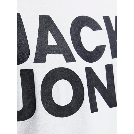 Koszulka "Corp" w kolorze białym Jack & Jones L promocja Limango Polska
