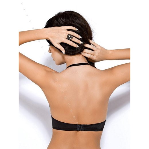 Biustonosz push-up Gorsenia G 025 Koktajlowy - Gładki, duży dekolt, Gorsenia 75C dobrabielizna