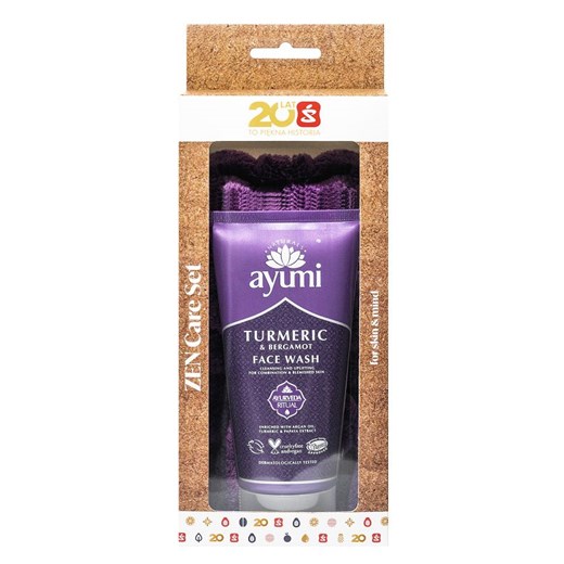 Ayumi Zen - Zestaw (Turmeric Żel do mycia twarzy 150ml + Opaska 1szt) Ayumi okazja SuperPharm.pl