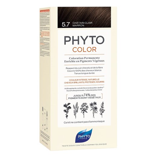 Phyto Phytocolor 5.7 Jasny Kasztanowy Brąz - farba do włosów 1szt Phyto  okazyjna cena SuperPharm.pl