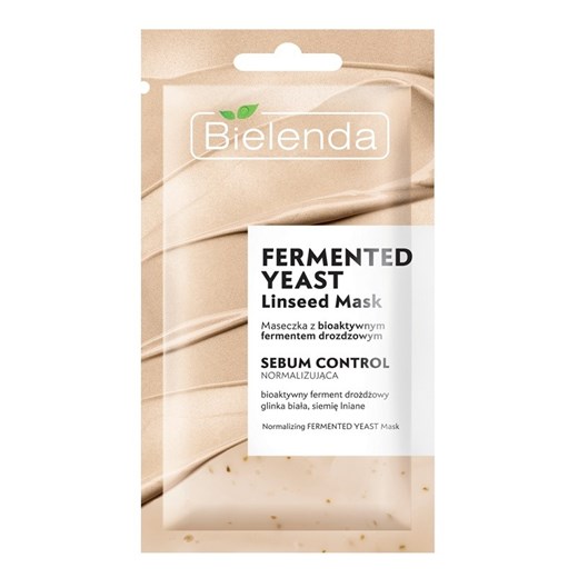 Bielenda Fermented Yeast - maseczka normalizująca z bioaktywnym fermentem drożdżowym 8g Bielenda  SuperPharm.pl