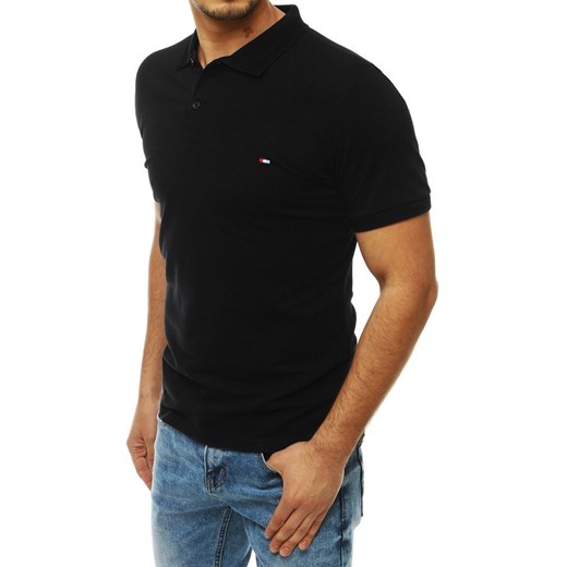 Koszulka polo męska czarna PX0273 Dstreet XL DSTREET