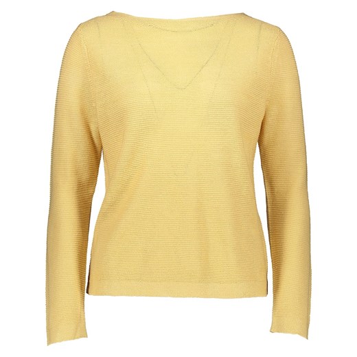 Lniany sweter w kolorze żółtym XL promocyjna cena Limango Polska
