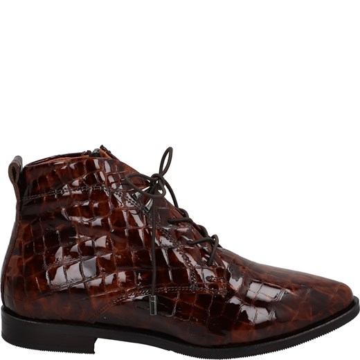 VENEZIA Lakierowane botki - 0218 553 BROWN Venezia 37 Venezia