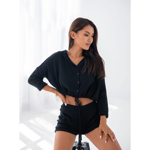 Komplet Neriman - czarny Selfieroom one size Selfieroom.pl