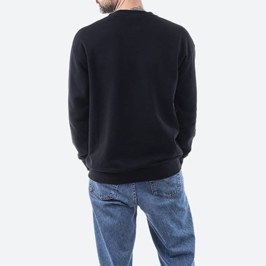 Bluza męska czarna Han Kjøbenhavn młodzieżowa z napisami 