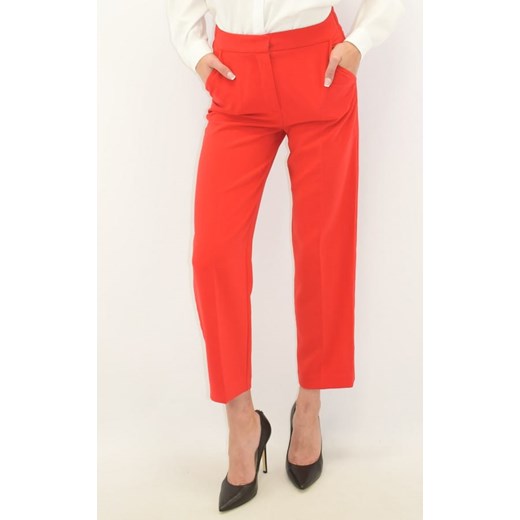 spodnie damskie tommy hilfiger ww0ww24630 czerwone ze sklepu Royal Shop w kategorii Spodnie damskie - zdjęcie 121004647