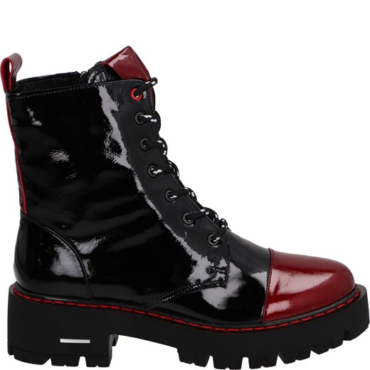 VENEZIA Lakierowane botki - 49C775 BLACK-RED Venezia 39 Venezia