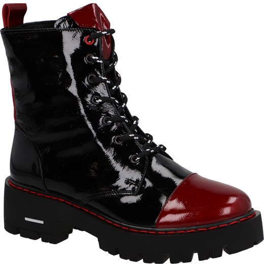 VENEZIA Lakierowane botki - 49C775 BLACK-RED Venezia 38 Venezia