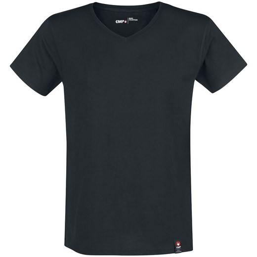 EMP Basic Collection - Black T-shirt with EMP Logo - T-Shirt - czarny XXL EMP
