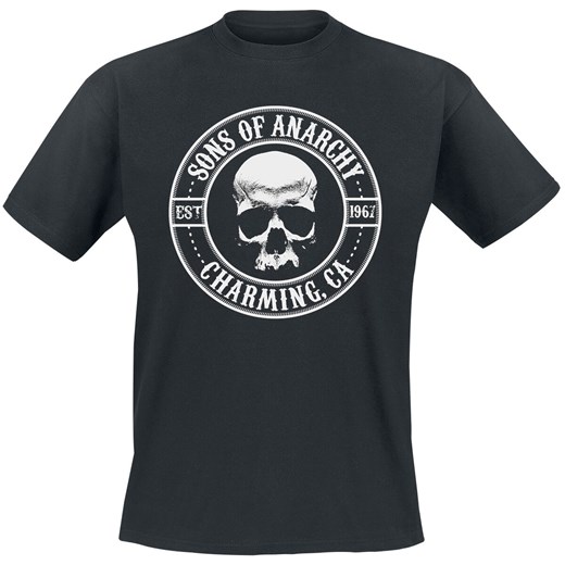 Sons Of Anarchy - Charming California - T-Shirt - czarny M EMP