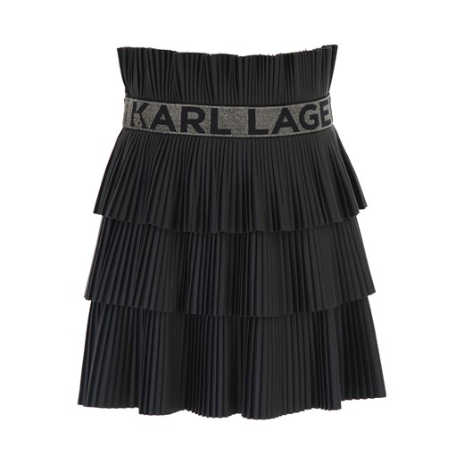 Karl Lagerfeld Spódnice Dziecięce dla Dziewczynek, czarny, Poliester, 2021, 10Y 12Y 16Y 4Y 6Y 8Y Karl Lagerfeld 6Y RAFFAELLO NETWORK