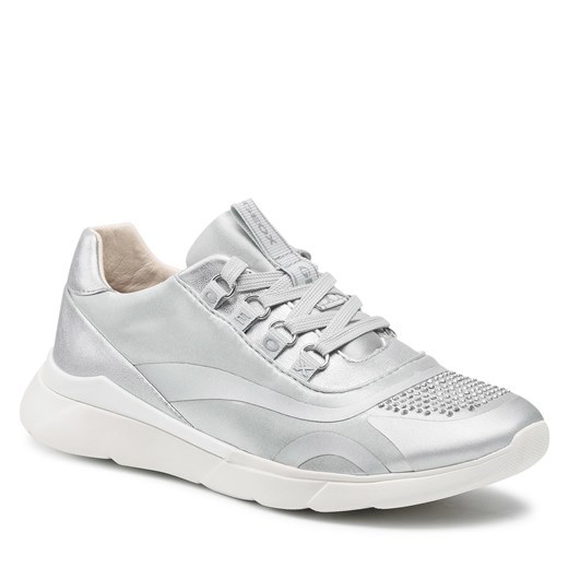 Sneakersy GEOX - D Hiver A D04FHA 015NF C1007 Silver Geox 38 promocyjna cena eobuwie.pl
