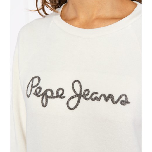 Bluza damska Pepe Jeans biała casual 