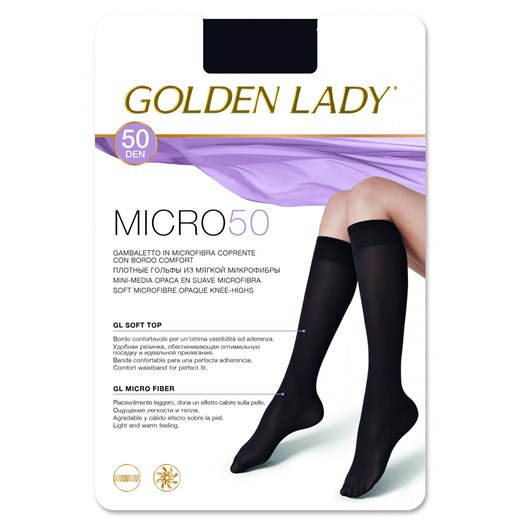 Podkolanówki Golden Lady Micro 50 den Golden Lady UNIWERSALNY dobrabielizna