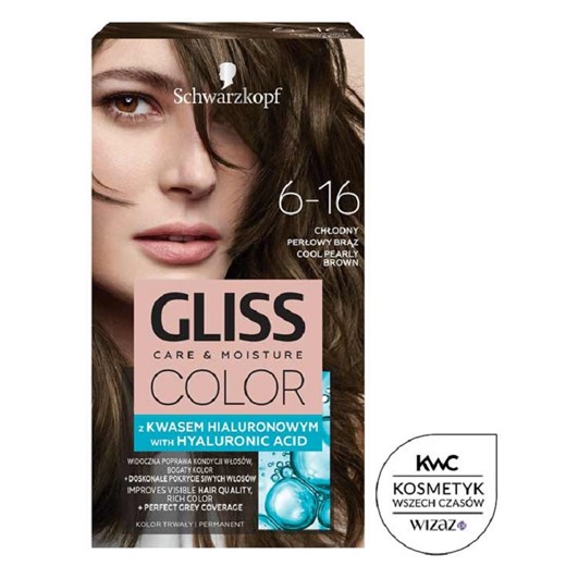 Gliss Color 6-16 Chłodny Perłowy Brąz - farba do włosów 1 szt. Gliss  okazyjna cena SuperPharm.pl