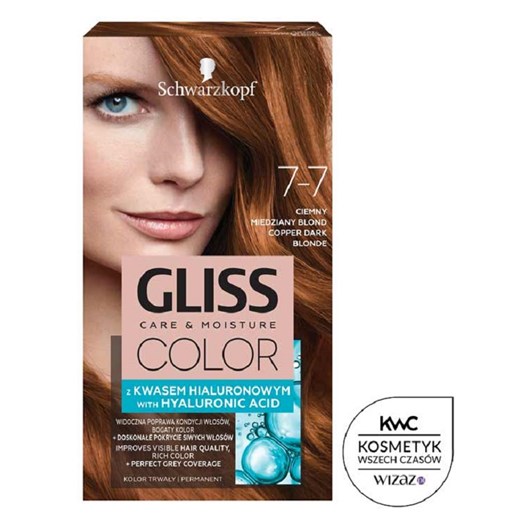 Gliss Color 7-7 Ciemny Miedziany Blond - farba do włosów 1 szt. Gliss  promocja SuperPharm.pl