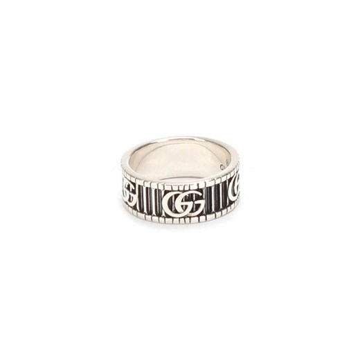 Pre-owned Sterling Silver Doubel G Ring ONESIZE okazja showroom.pl