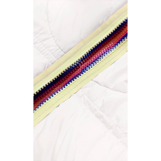 ZIMOWA DAMSKA KURTKA PUCHOWA ECRU (1588-D) Goodlookin.pl L (40) goodlookin.pl wyprzedaż