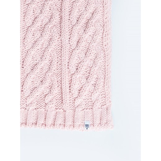 SZAL DAMSKI RÓŻOWY LETICIA 600 ONE SIZE Big Star