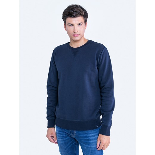Bluza męska granatowa Marltones 403 ze sklepu Big Star w kategorii Bluzy męskie - zdjęcie 121233068