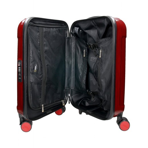 Mała kabinowa walizka NATIONAL GEOGRAPHIC TRANSIT Czerwona National Geographic Bagażownia.pl okazja