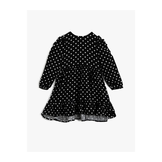 Koton Girl Black Patterned Dress Koton 6-7 Y Factcool