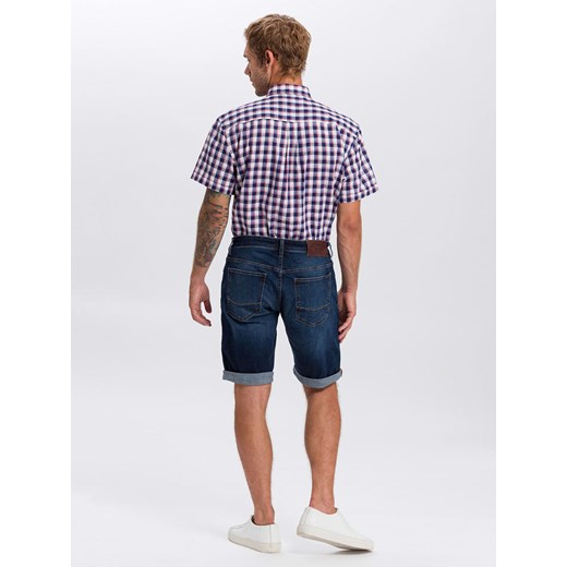 Szorty dżinsowe "Leom" - Regular fit - w kolorze granatowym Cross Jeans W32 promocyjna cena Limango Polska