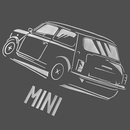 Koszulka z Mini Morris - Czarna sklep.klasykami.pl