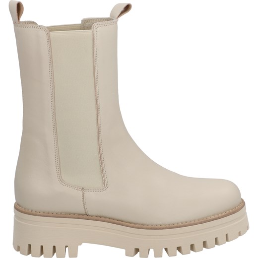 Botki Venezia na platformie casual skórzane 