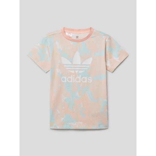 Bluzka dziewczęca wielokolorowa Adidas Originals bawełniana 
