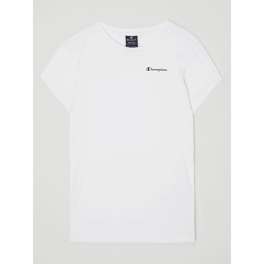 T-shirt chłopięce biały Champion z krótkimi rękawami 