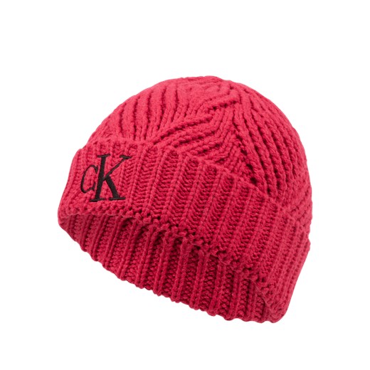 Różowa czapka dziecięca Calvin Klein 