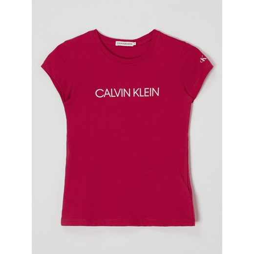 Bluzka dziewczęca Calvin Klein z jeansu 