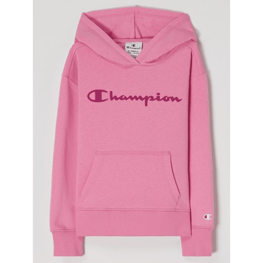 Bluza dziewczęca Champion różowa z bawełny 